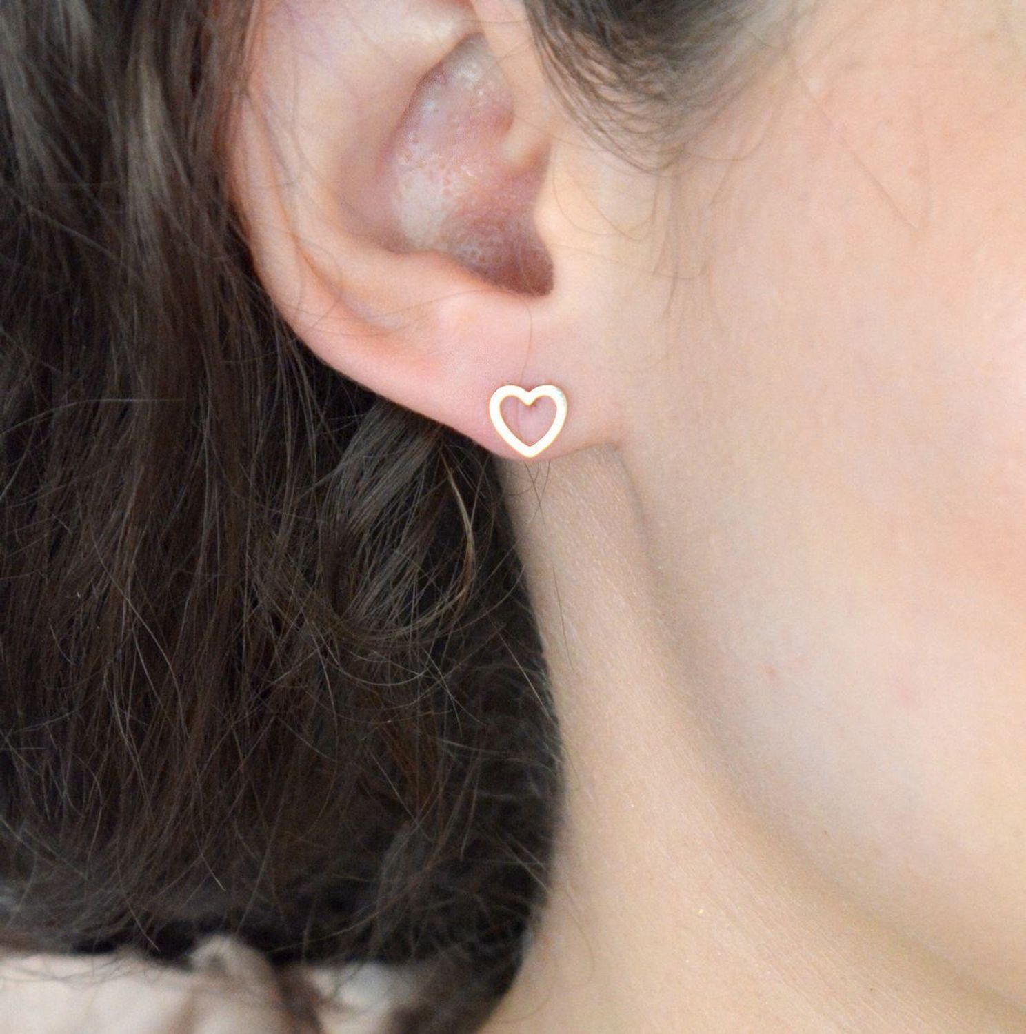 Kolczyki złote serca puste w środku pr 333, KL 6284 333.jpg